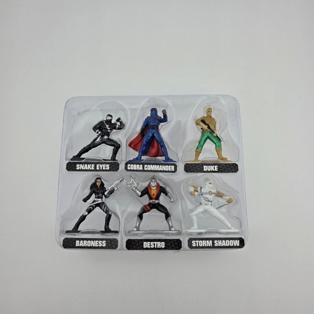 Hasbro GI Joe - Jada Toys - Nano 1.75 inch - Metalfigs Snake Eyes Diecast Figure